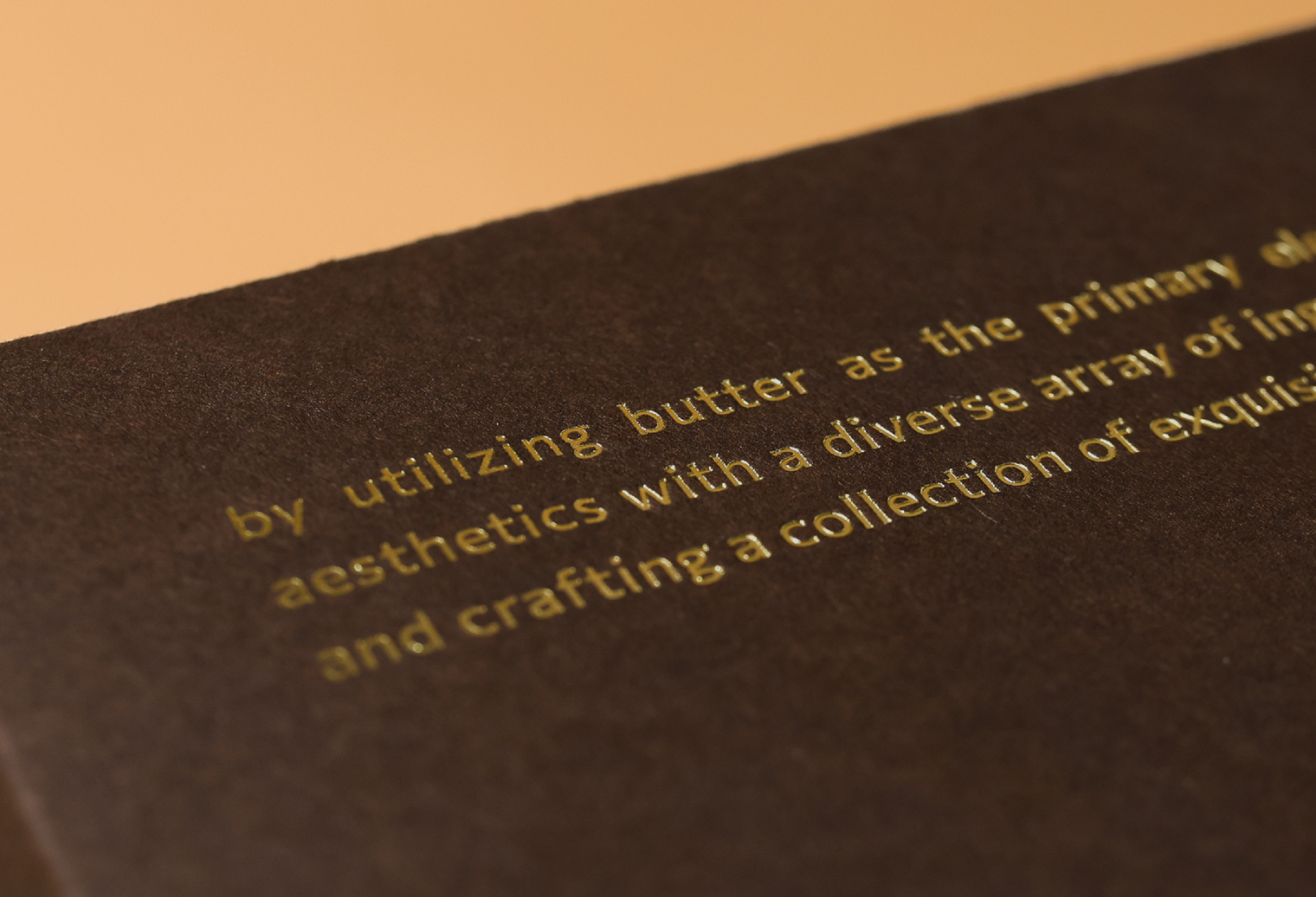 Buttered Flour box with typography